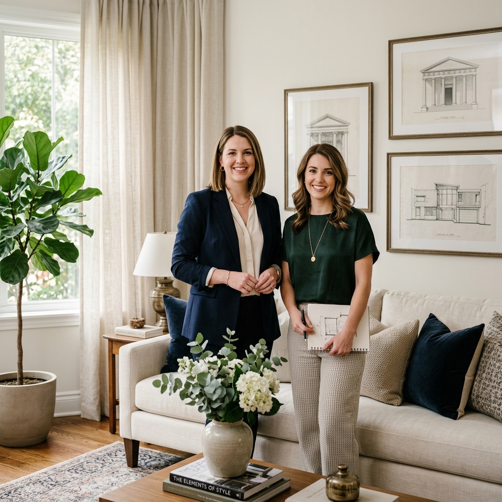 Portrait of Lindsay and Justine